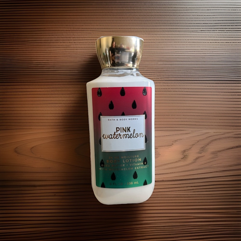Bath & Body Works Pink Watermelon 8 fl oz Shea Butter Body Lotion New